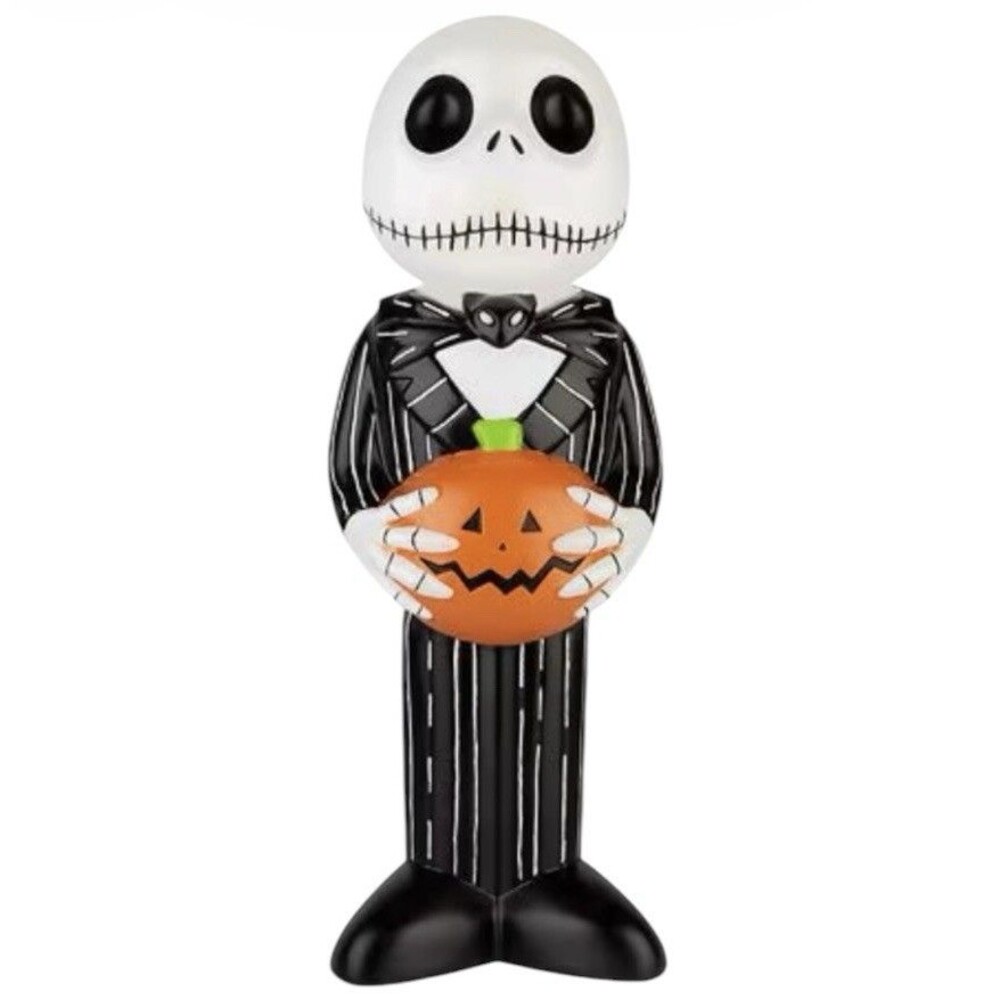 Disney Halloween Jack Skellington Light-Up Outdoor Decoration with Pumpkin 24.2"